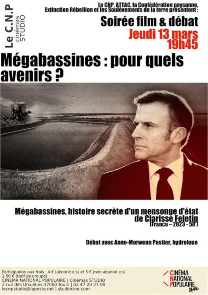 CNP 13 MARS : Mégabassines : pour quels avenirs ? Le 13 mars 2025