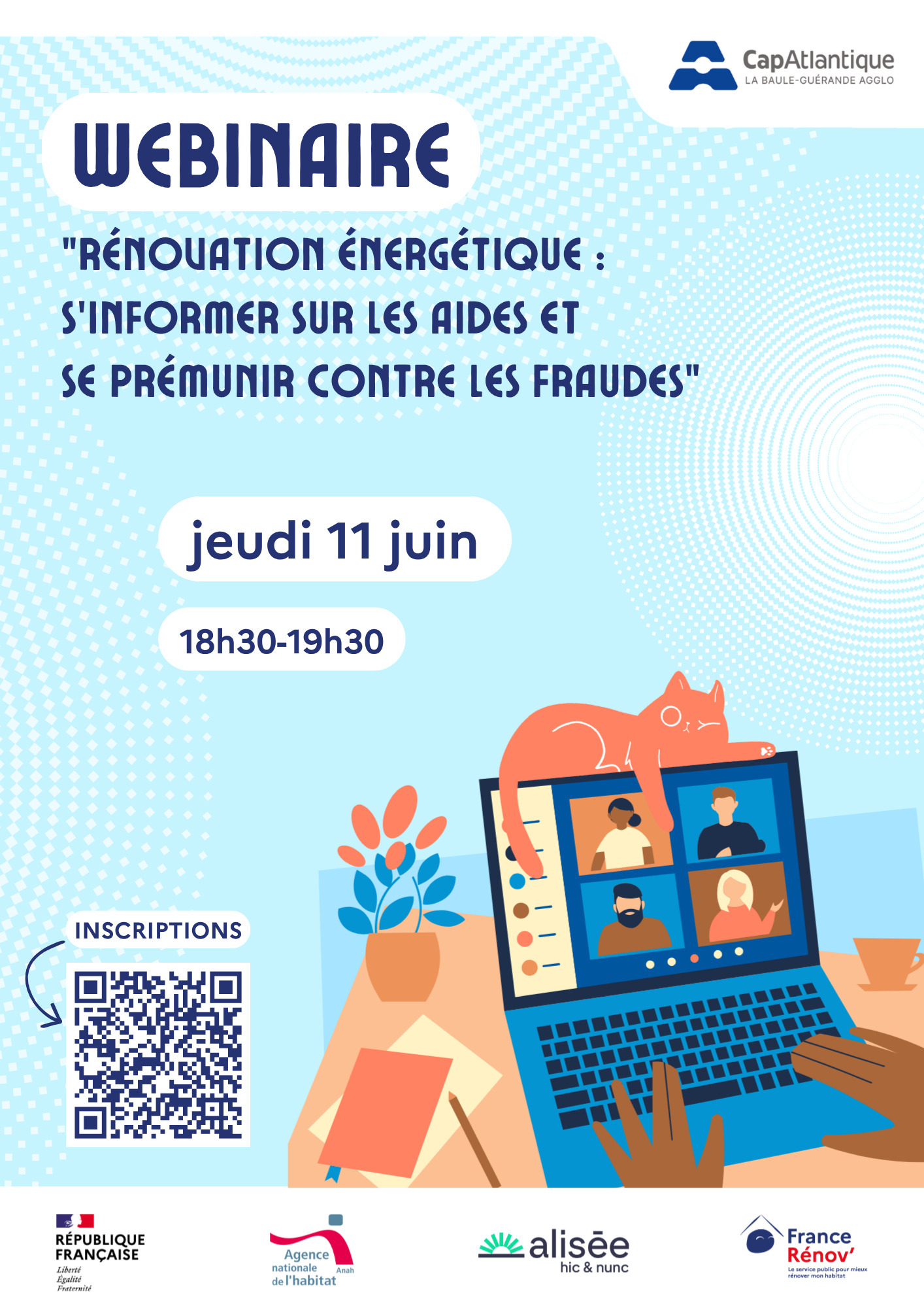 Webinaire "Rénovation énergétique, s'informer sur les aides et se prémunir contre les fraudes"