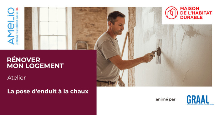 La pose d'enduit à la chaux