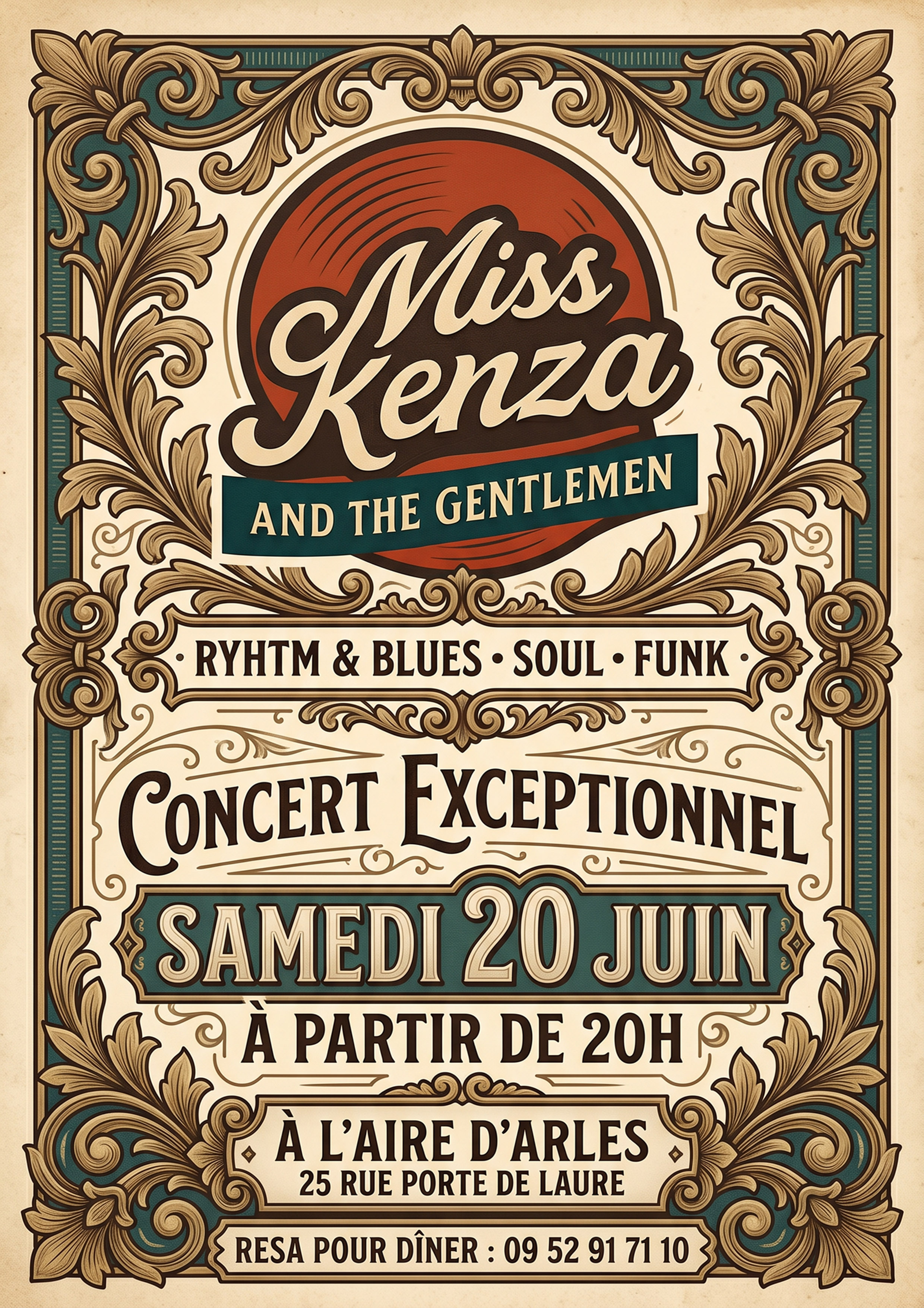 Miss Kenza & the gentlemen
