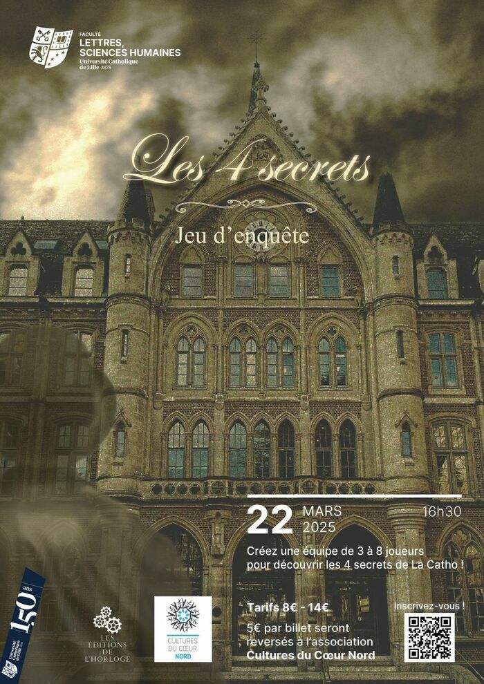 Jeu d'enquête à l'Université Catholique de Lille