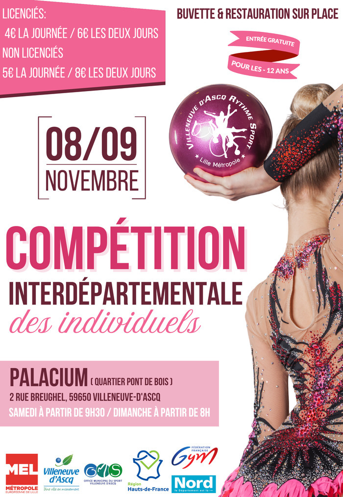 CHAMPIONNATS INTERDEPARTEMENTAUX de GYMNASTIQUE RYTHMIQUE, individuels