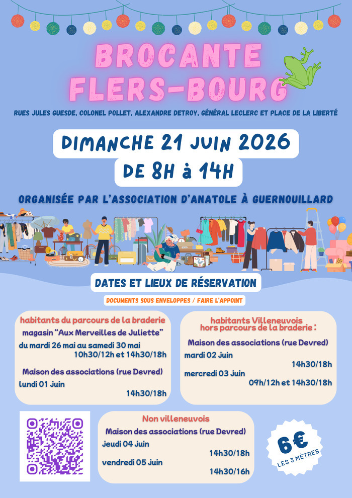 Brocante Festive de Flers Bourg !