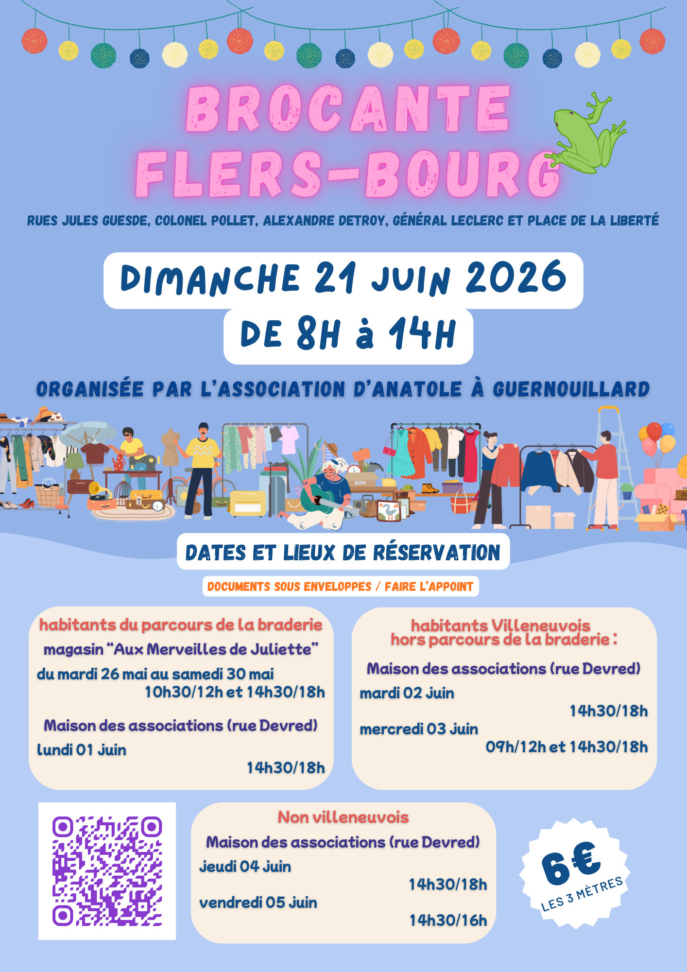 Brocante Festive de Flers Bourg !