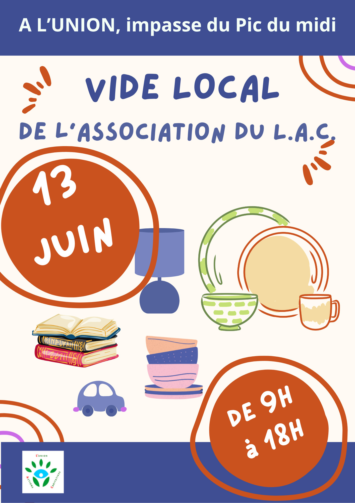 Vide local - Samedi 13 juin