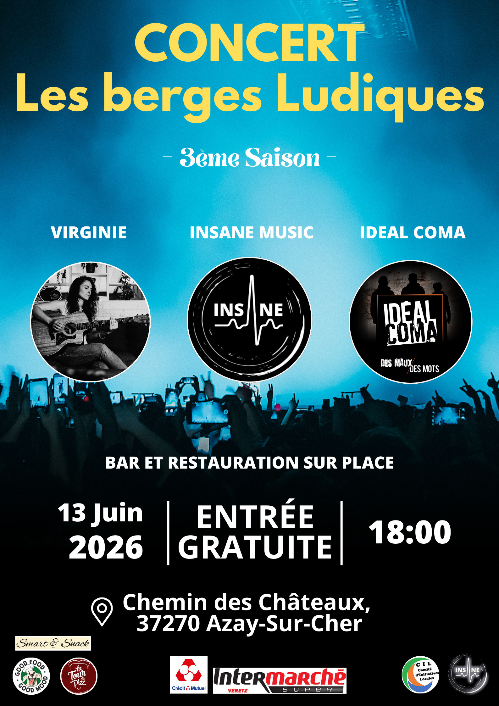 Concert les berges ludiques