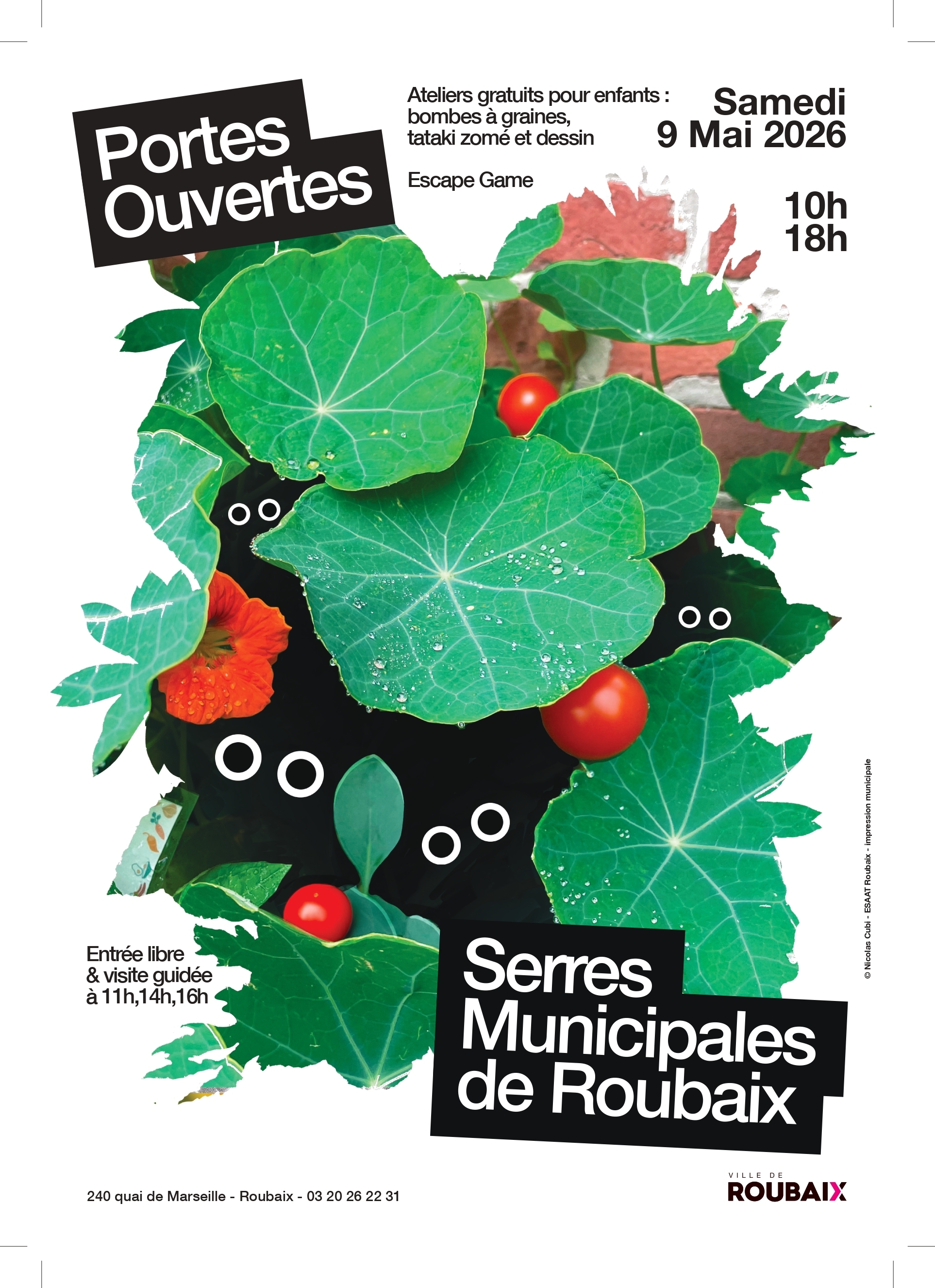 Portes ouvertes des serres municipales