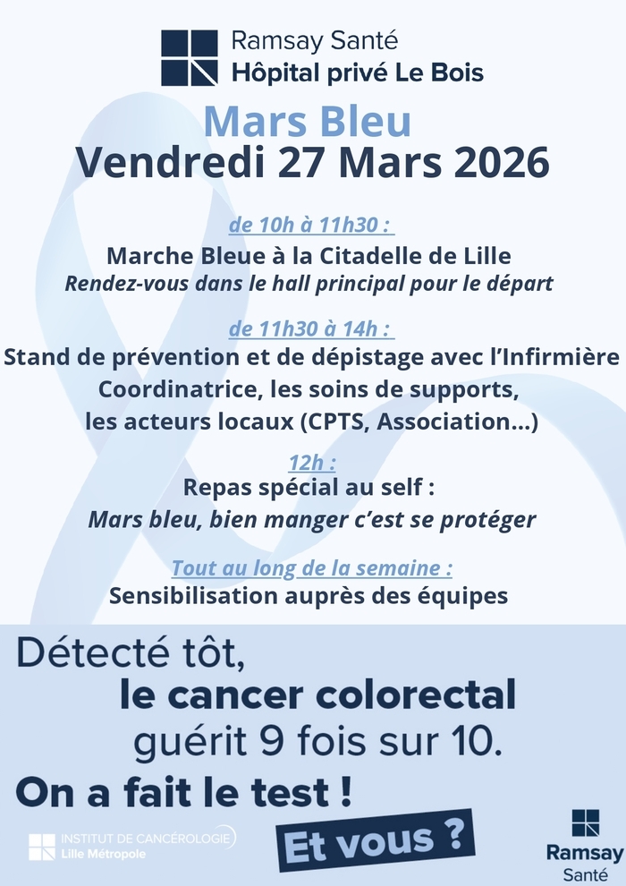 Marche bleue à la Citadelle de Lille