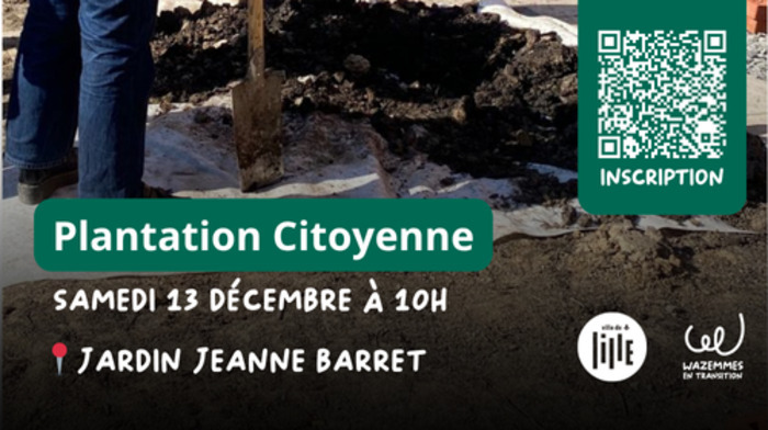 Plantation Citoyenne au Jardin Jeanne Barret