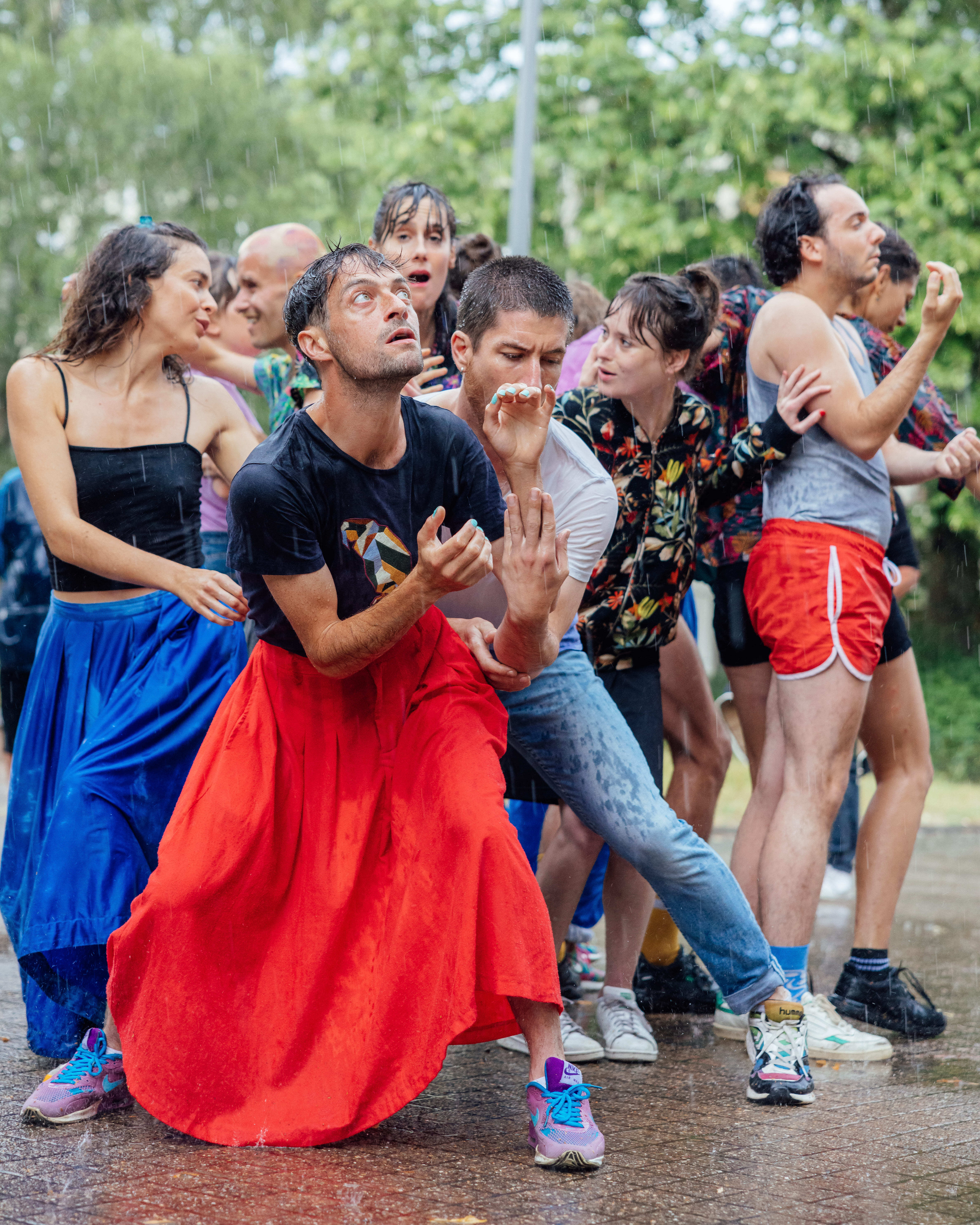Le Sacre : performance par la compagnie La Ville en Feu
