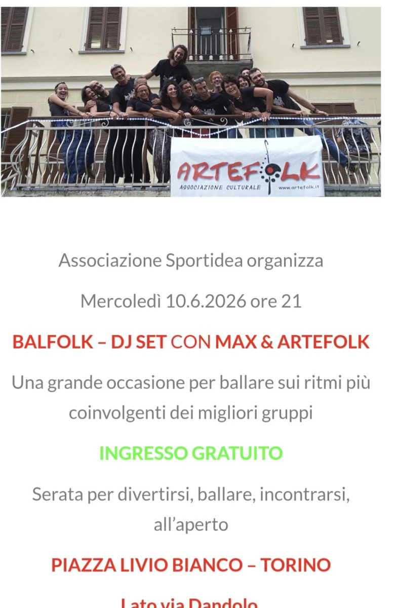 Ballfolk Dj set con DJ Max e Atrefolk