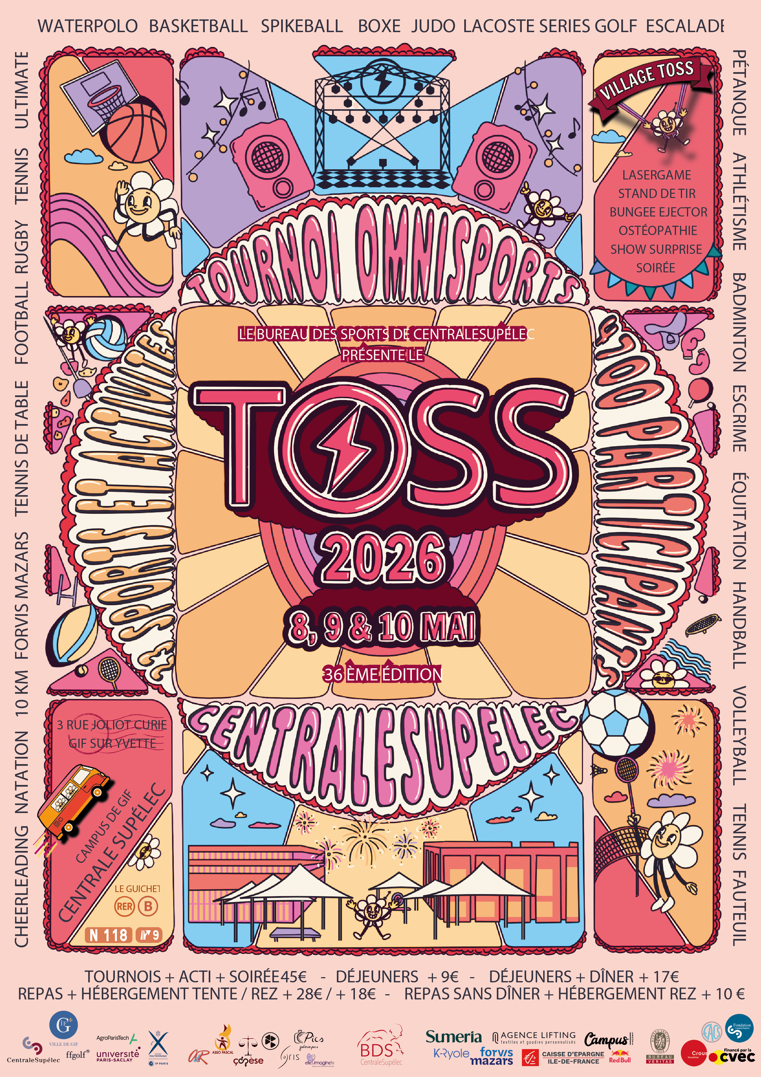 Le TOSS, grand tournoi omnisports étudiant