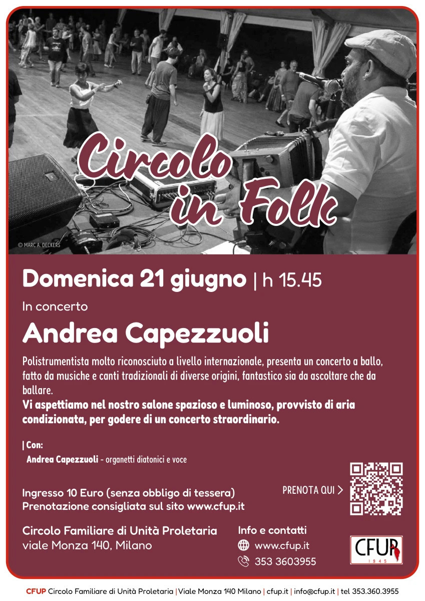 Circolo in Folk - Con Andrea Capezzuoli in concerto!