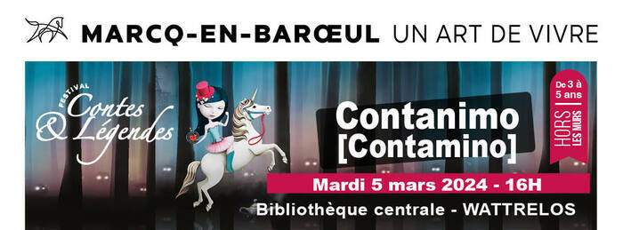 Festival de contes et légendes de Marcq en Baroeul à la bibliothèque de Wattrelos