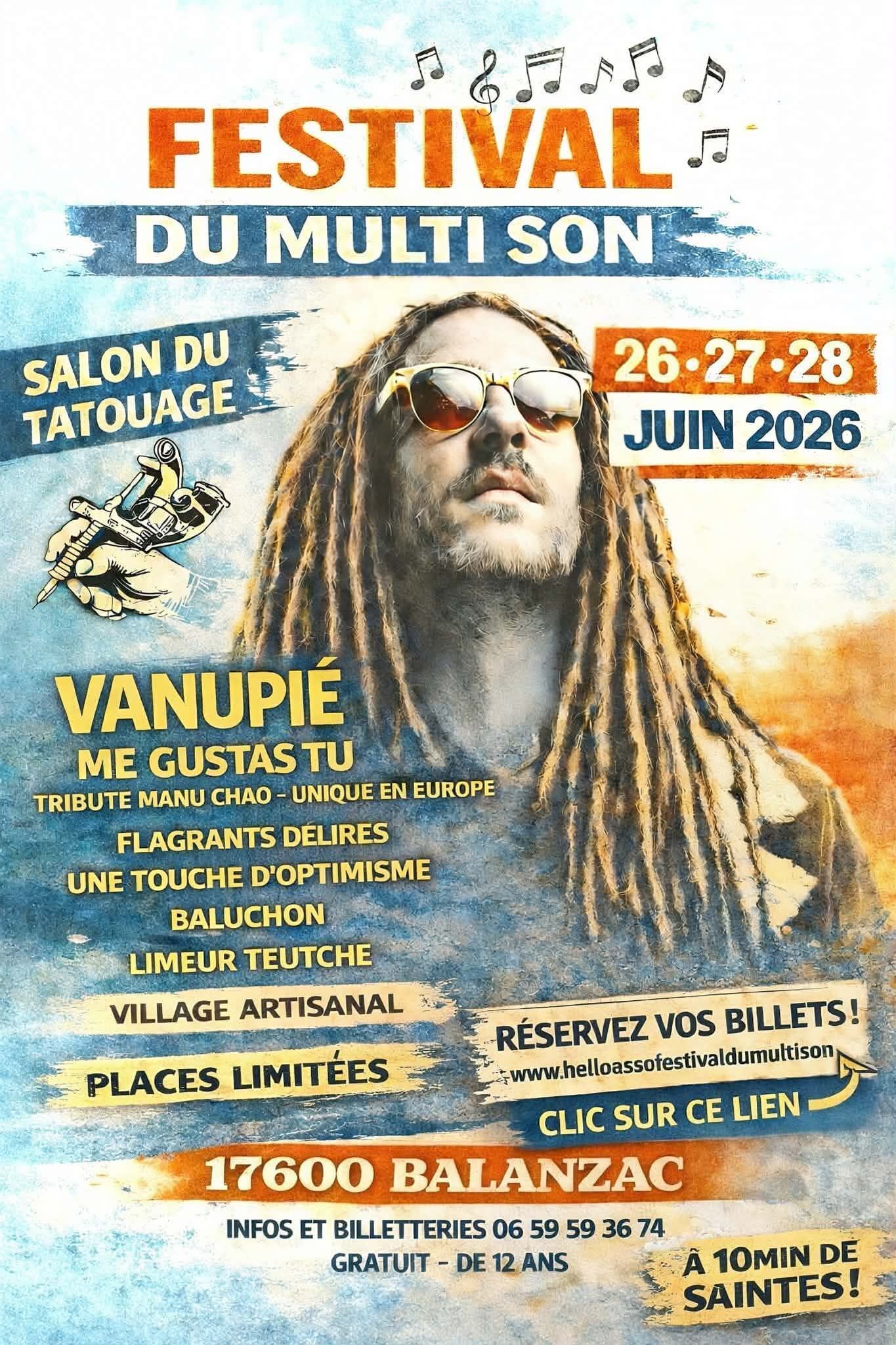 Une Touche d'Optimisme au Festival du Multi Son le 26/06 à 18h