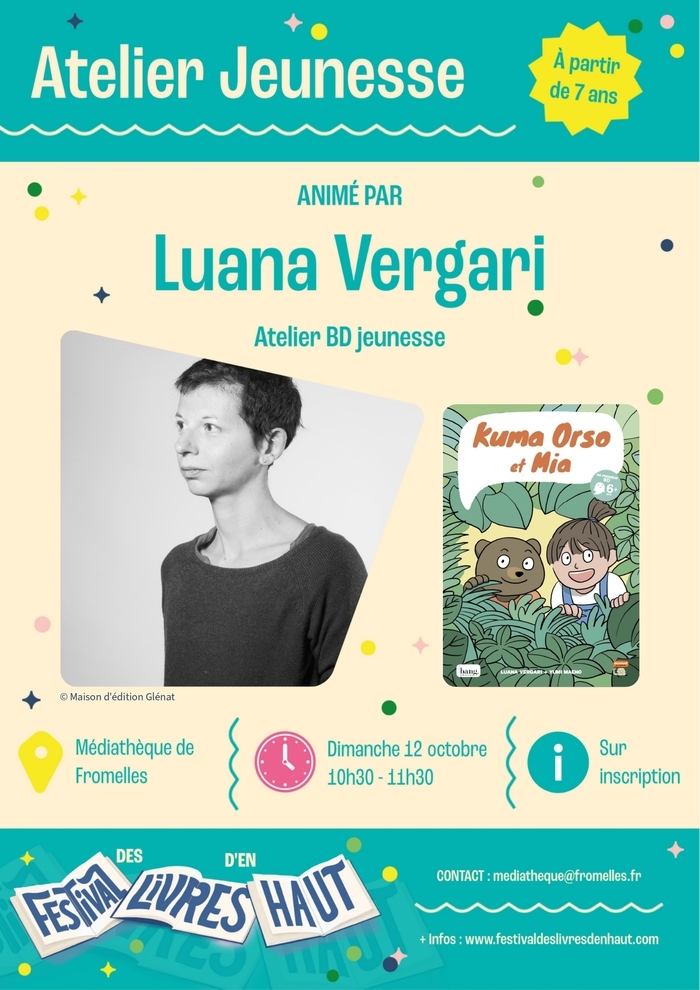 Rencontre et atelier avec l'autrice Luana Vergari