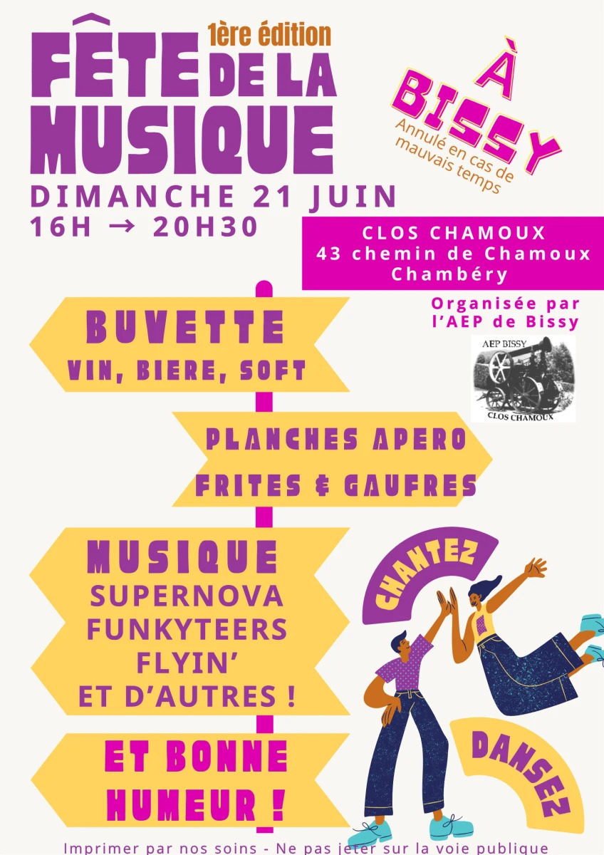 fête de la mlusique à Bissy-Chambéry