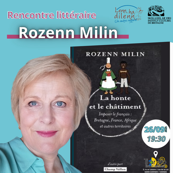 Conférence de Rozenn Milin à l'occasion de la sortie de son livre "La honte et le châtiment" aux éditions Champ Vallon