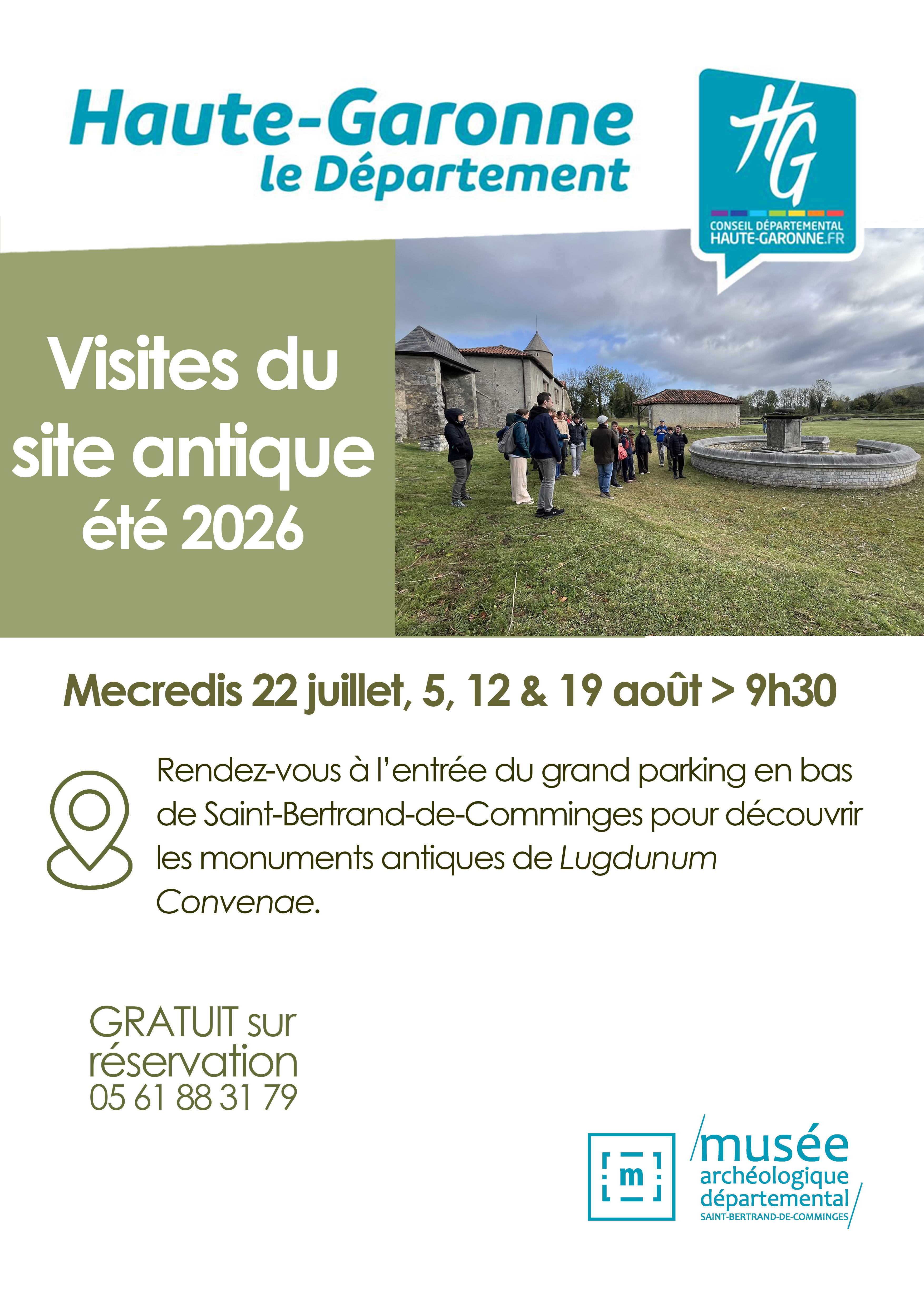 Visites du site antique