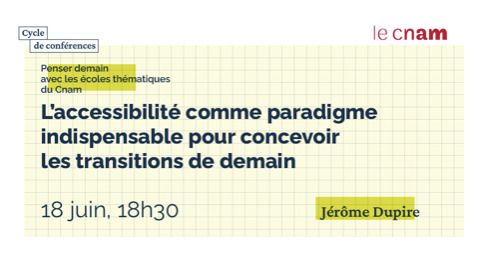 L'accessibilité comme paradigme indispensable pour concevoir les transitions de demain.