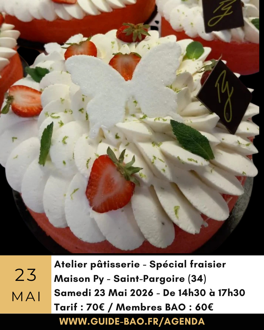 Atelier pâtisserie - Le Fraisier