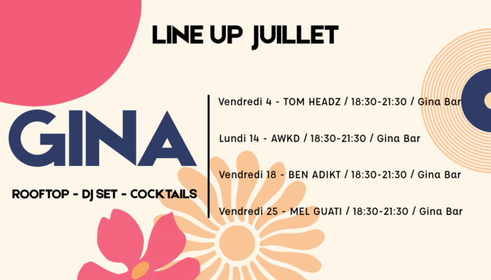 DJ set chez Gina en septembre
