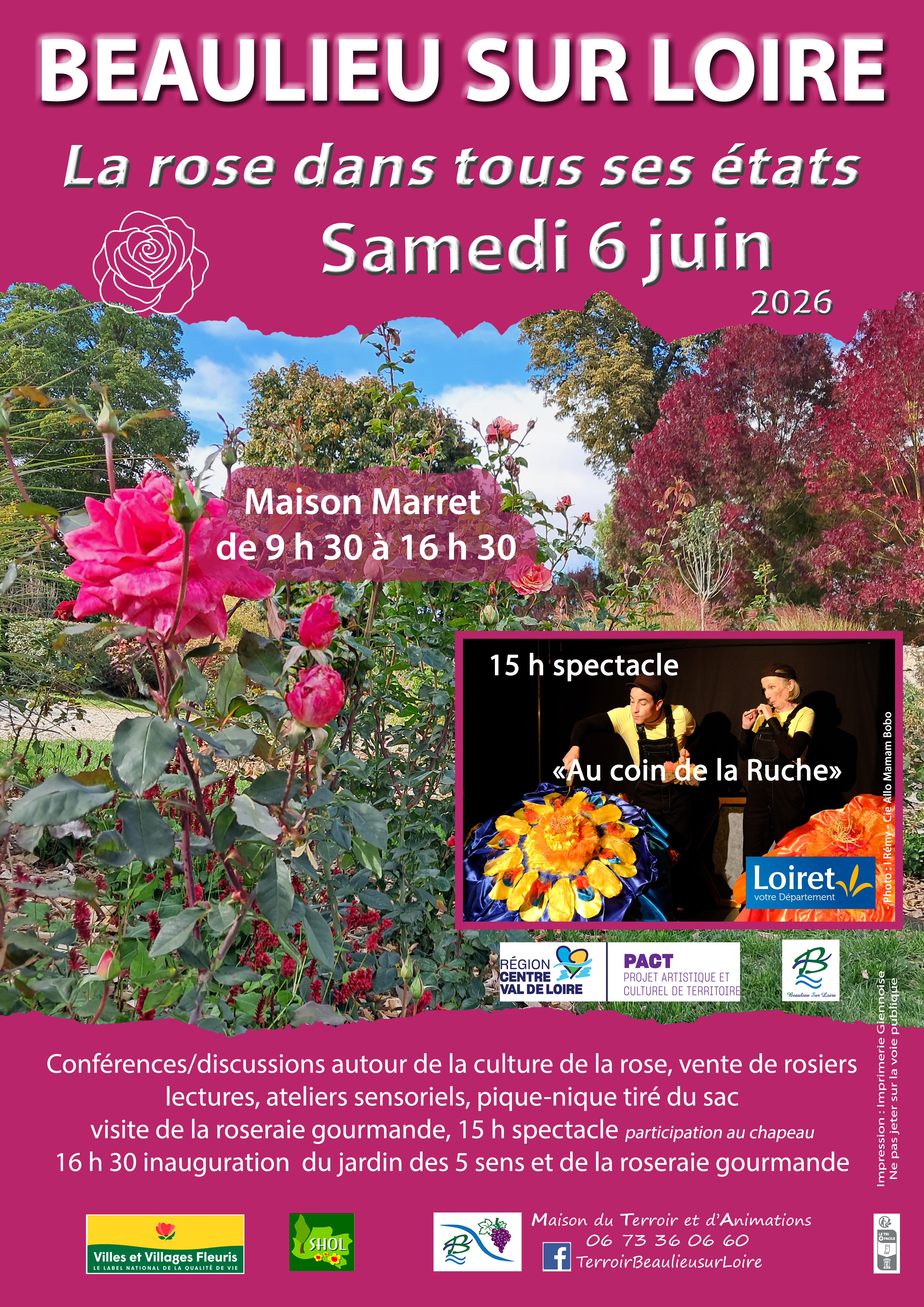 Journée la rose dans tous ses états