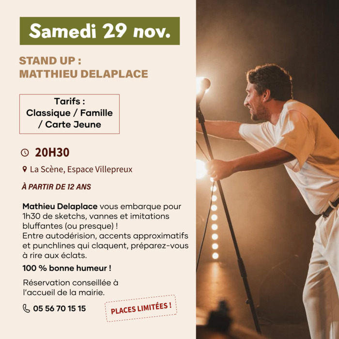 STAND UP - MATTHIEU DELAPLACE