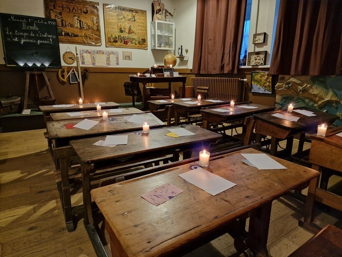 Dictation by the candle and animations