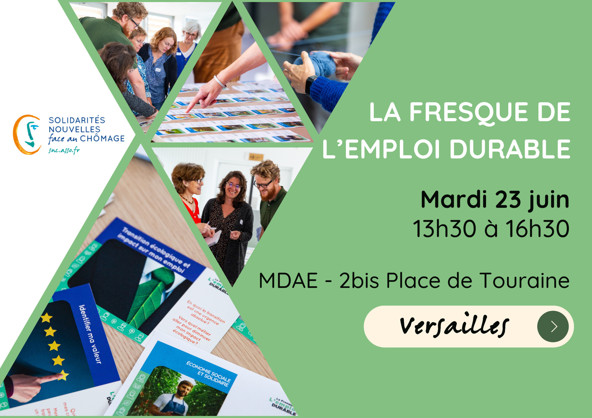 La fresque de l'emploi durable