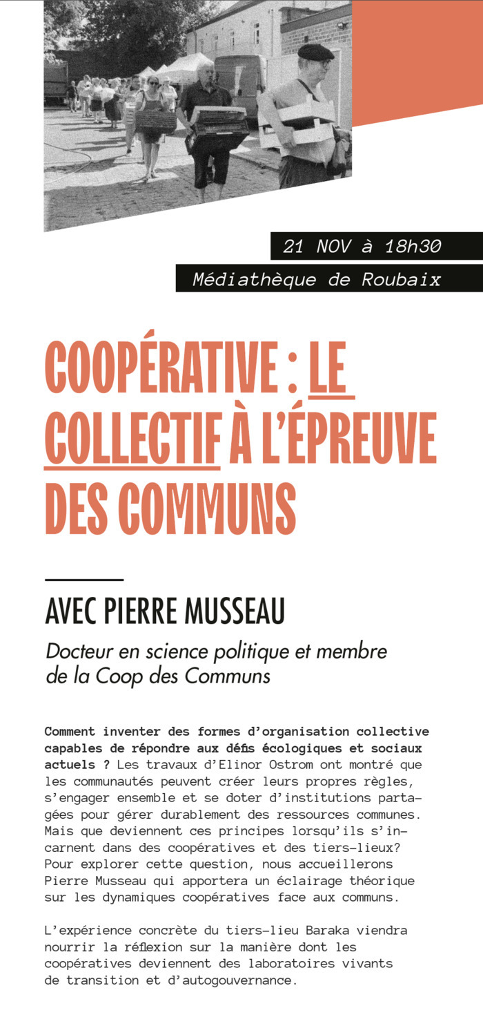 café citoyen le collectif à l'épreuve des communs