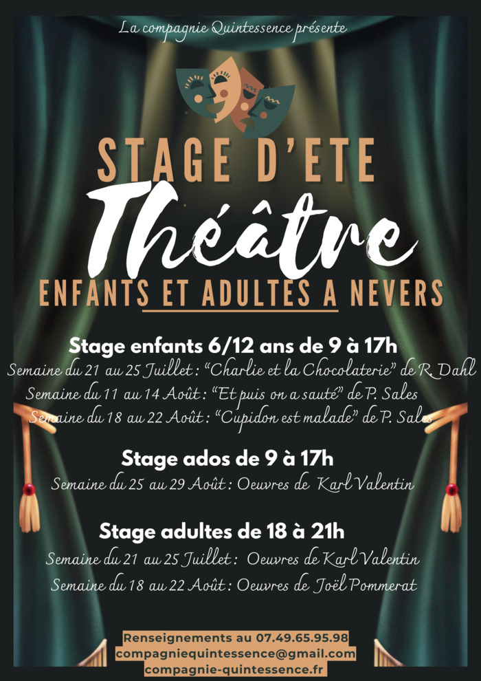 Théâtre - Stage d'été - Cie Quintessence
