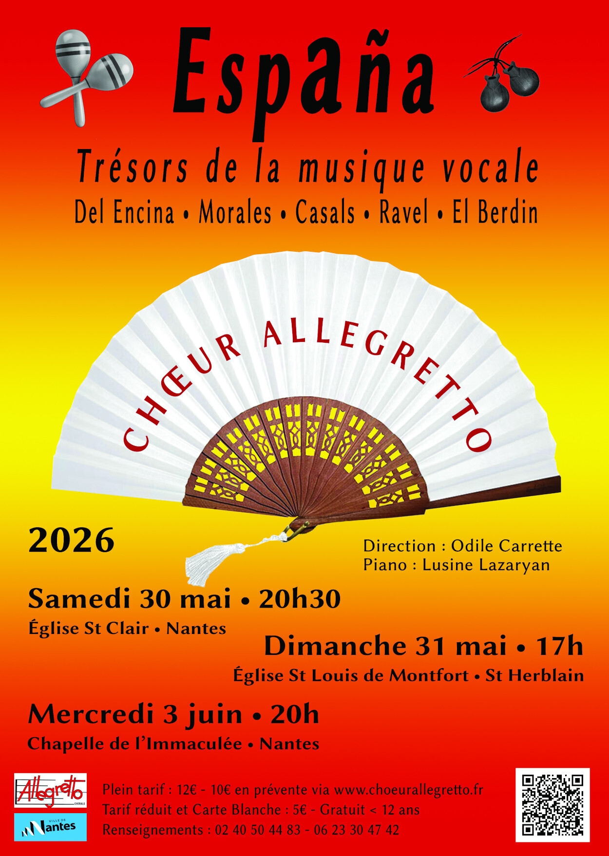 Espagne : le chœur Allegretto dévoile ses trésors de la musique vocale