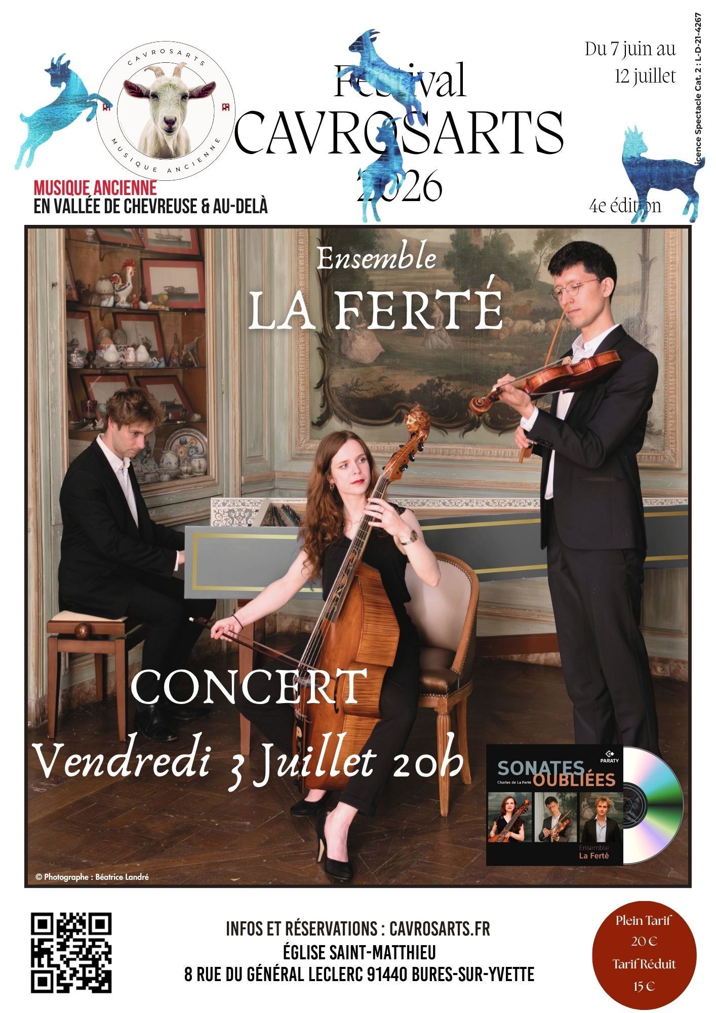 Festival CavrosArts 2026 : Sonates oubliées