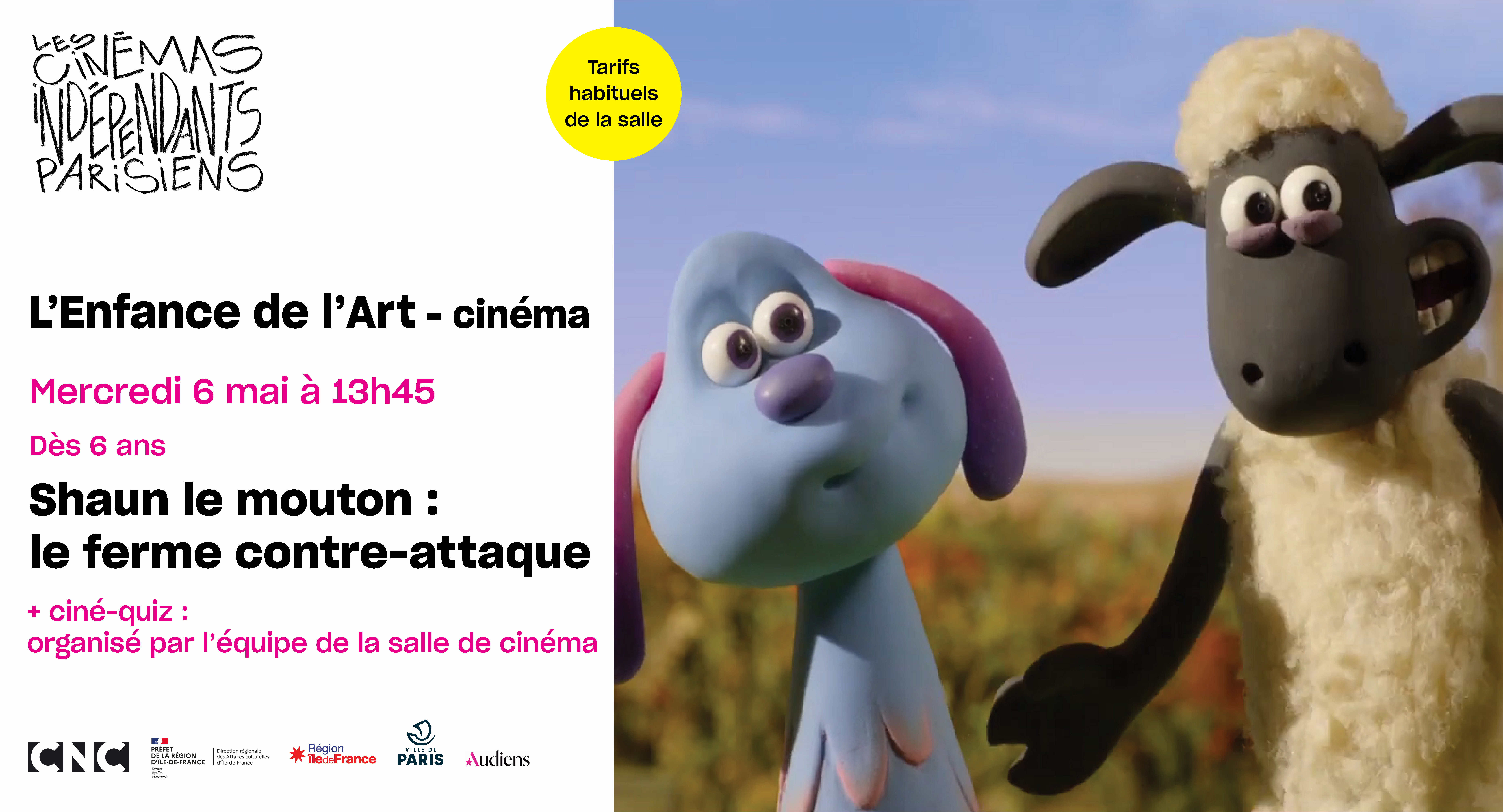 Shaun le mouton et Quiz des enfants !