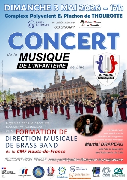 CONCERT de la Musique d'Infanterie de Lille