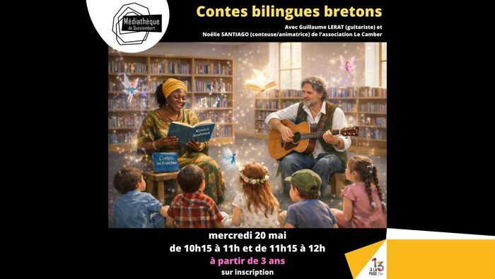 Féerie et magie s’accordent en musique durant cette nouvelle session de Contes bilingue breton/français !