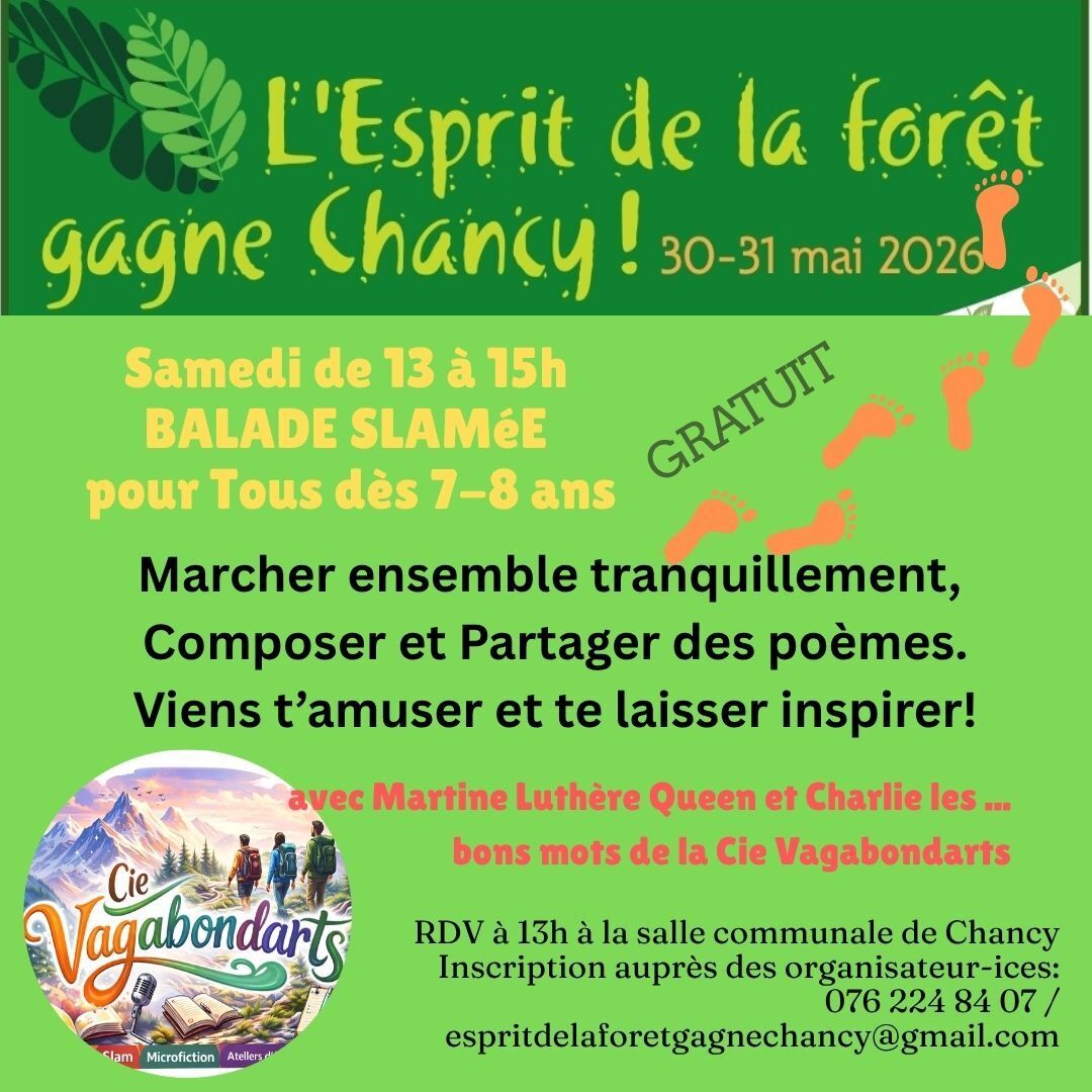 Balade slamée à Chancy
