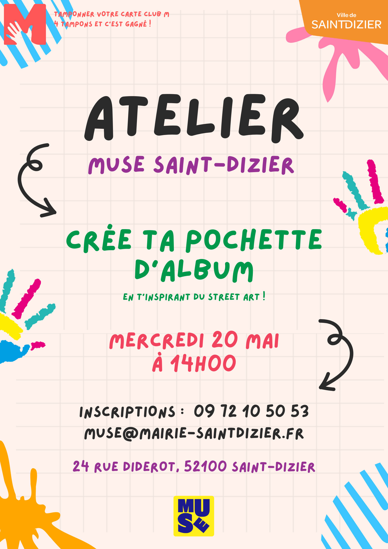 Atelier création d'une pochette d'album