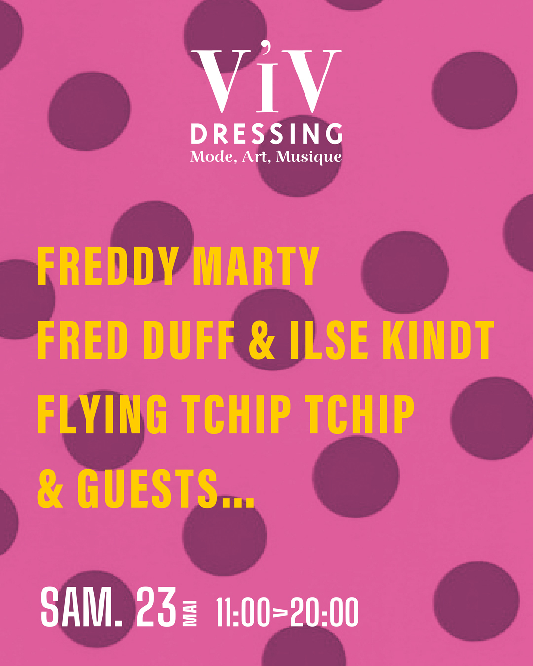 VIV’ DRESSING 2e - Freddy MARTY - Fred DUHEM & Ilse KINDT - FLYING TCHIP TCHIP - Guest…