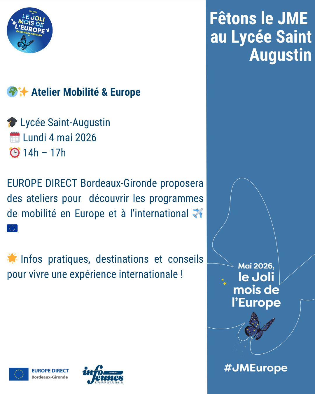 Fêtons le JME au Lycée Saint Augustin
