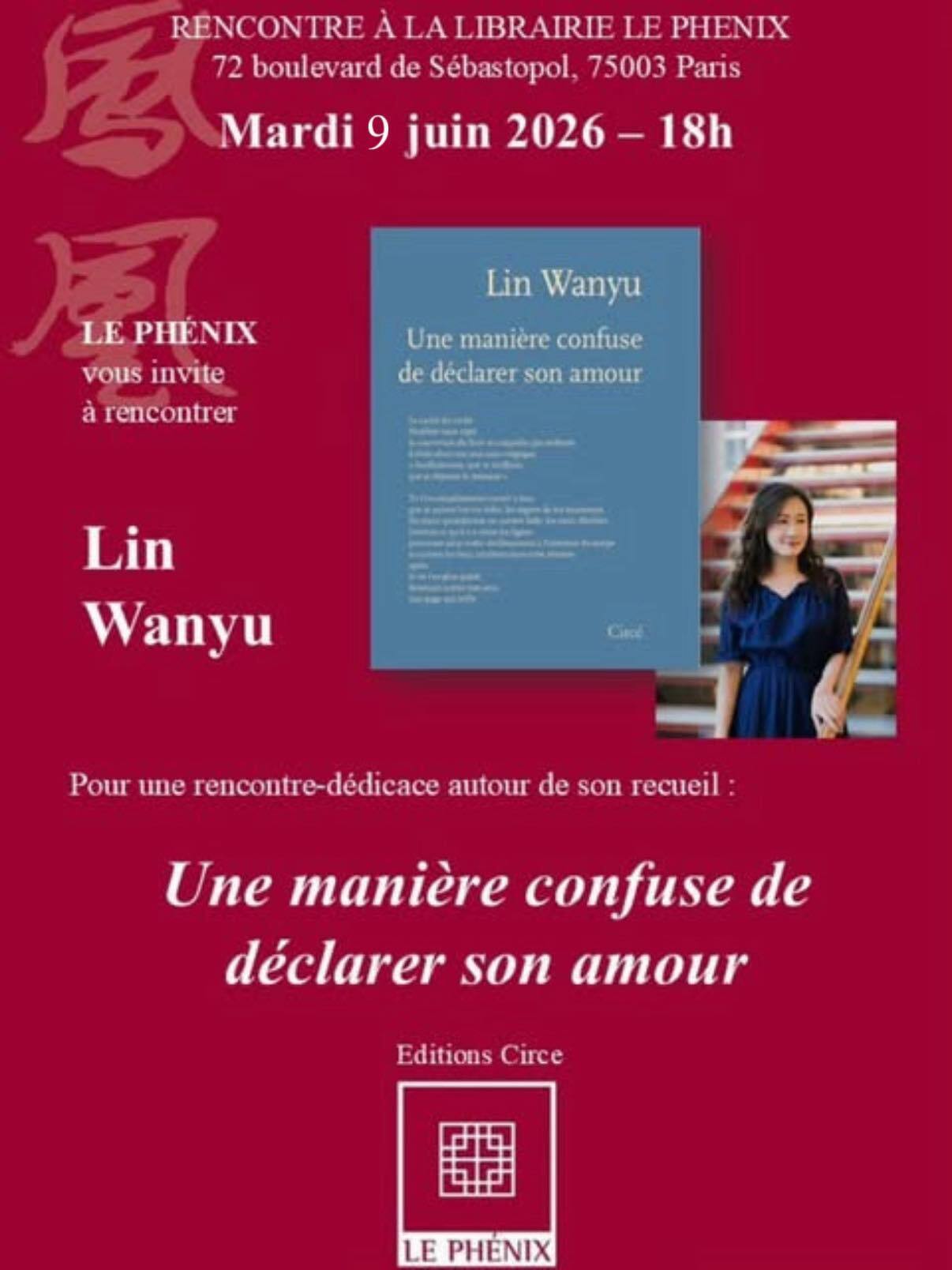 Rencontre-dédicace avec la poétesse Lin Wanyu
