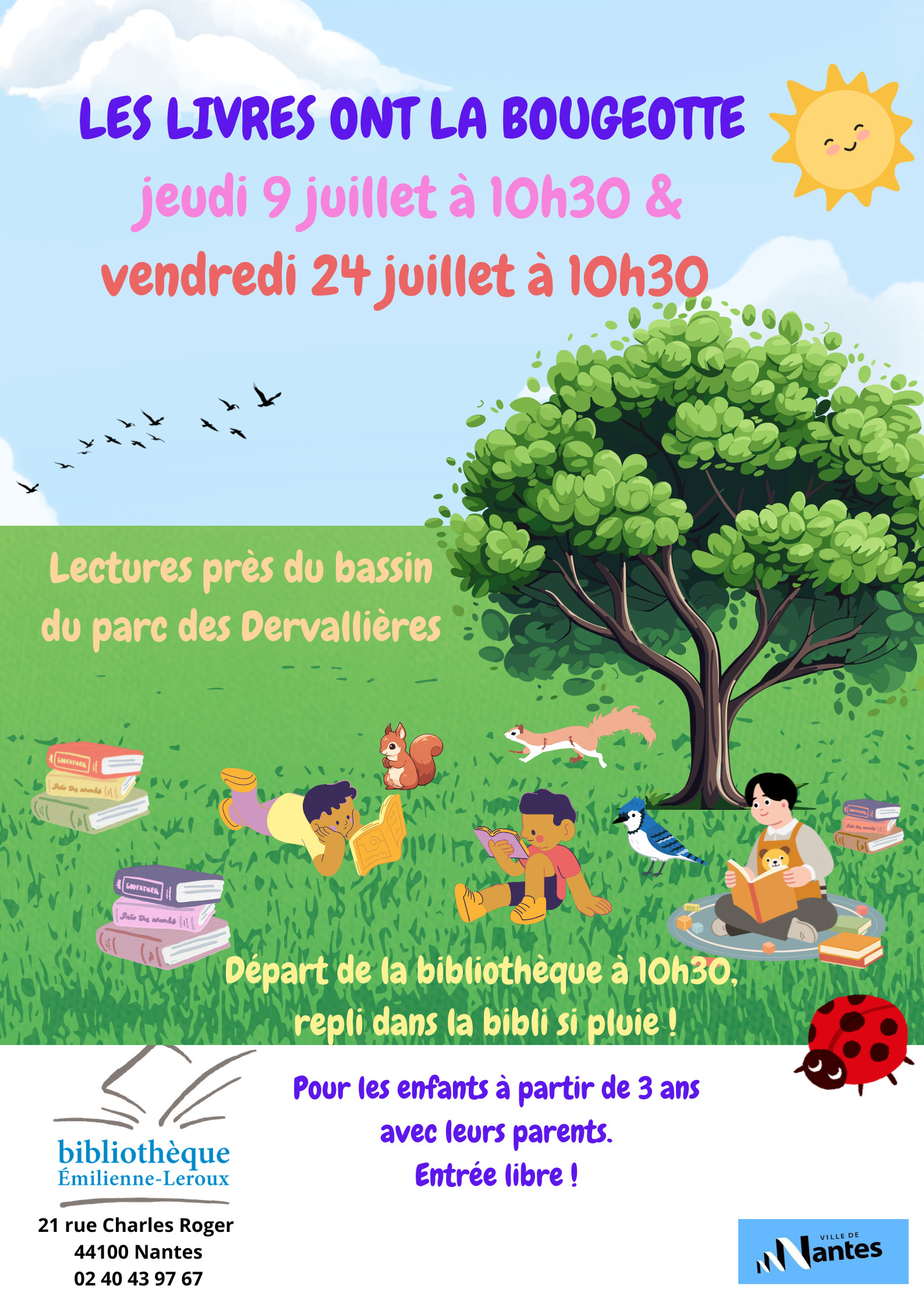 Les livres ont la bougeotte