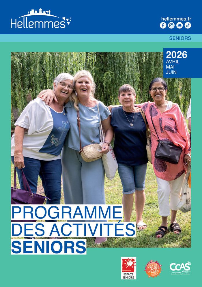 Programme d'activités pour les seniors pour les mois d'avril à juin...