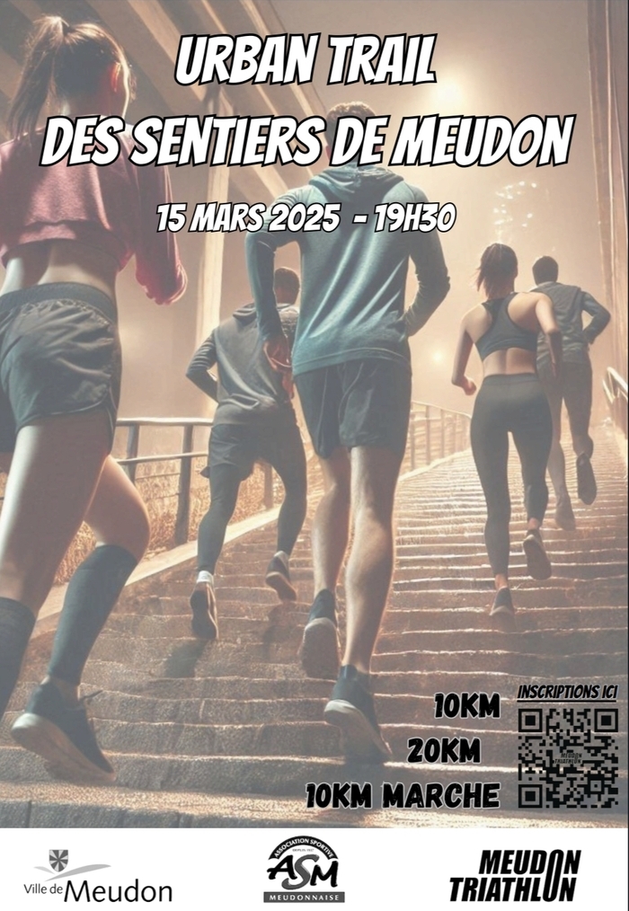 Urbantrail des sentiers de Meudon Le 15 mars 2025