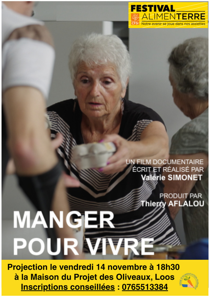 Projection "Manger pour vivre" - Festival Alimenterre