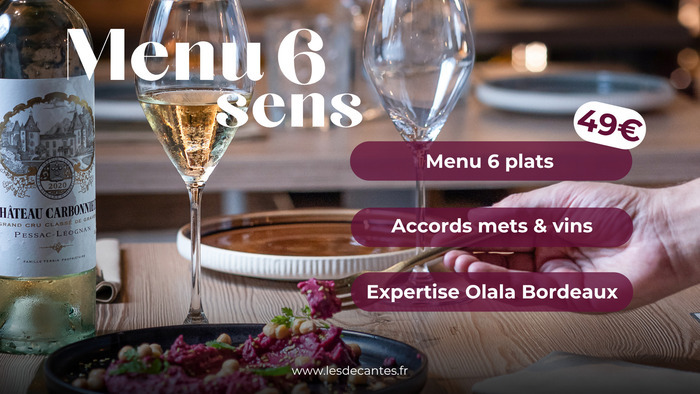 Menu dégustation mets & vins en 6 temps