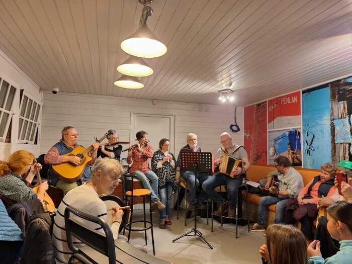 Session musicale irlandaise