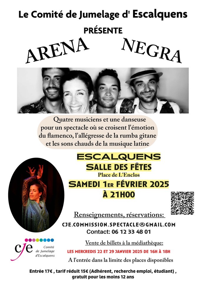 Concert ARENA NEGRA Le 1 fév 2025