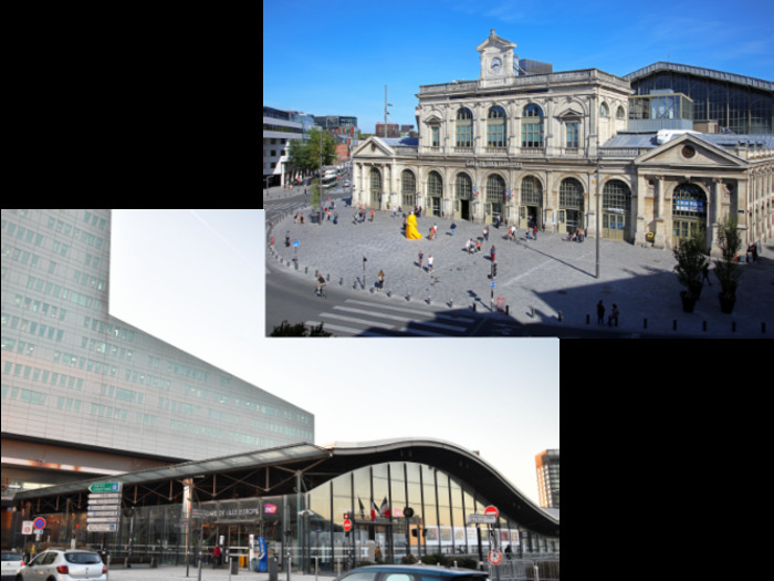 45 minutes chrono : Les deux gares